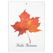 Waterverf Maple Leaf Klembord (Achterkant)