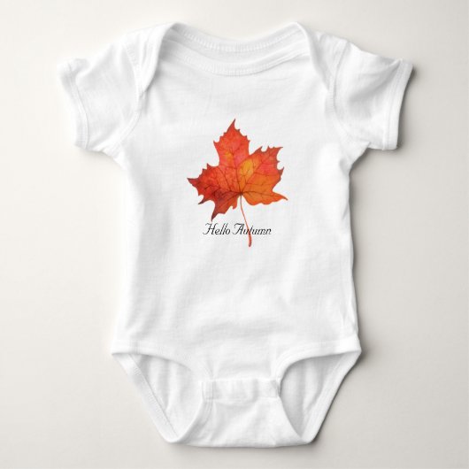 Waterverf Maple Leaf Romper (Voorkant)
