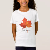 Waterverf Maple Leaf T-shirt (Voorkant)