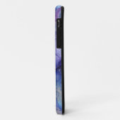 Waterverf Marble Paars Blue iPhone 5/5S Hoesje (Achterkant/links)