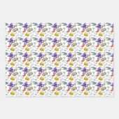 Waterverf Mardi Gras ThMED Inpakpapier Vel (Voorkant 3)