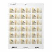 Waterverf Maretak Goud Etiket (Full Sheet)