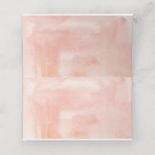 Waterverf marine & Blush Wedding (Binnenkant ongevouwen)