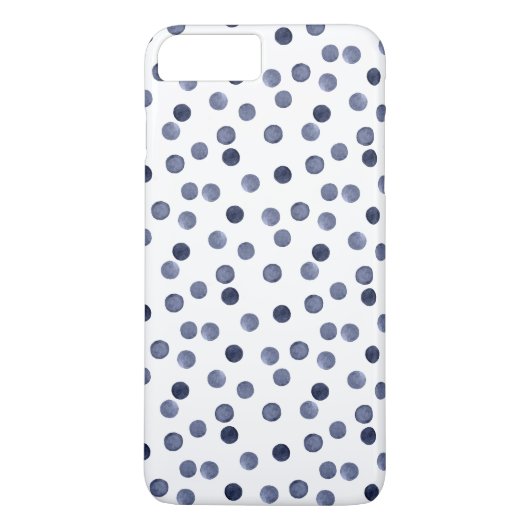 Waterverf marinekringen polka dot hand op hand Case-Mate iPhone case (Achterkant)