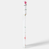 Waterverf Maroon Pioenrozen Case-Mate iPhone Case (Achterkant / Rechts)