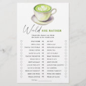 Waterverf matcha Zou ze liever spel (Voorkant)