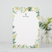 Waterverf Meadow Briefpapier (Staand voorkant)