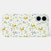Waterverf Meadow Wild Floral Pattern Case-Mate iPhone Case (Achterkant (horizontaal))