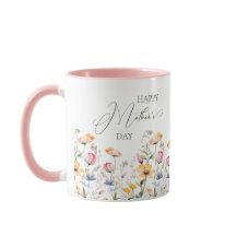 Waterverf Meadow Wildflower Moederdag