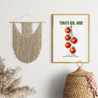 Waterverf Meisje Met Tomaat Sfeer Aesthetic