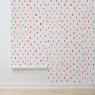 waterverf meisje minimalistische wallpaper behang