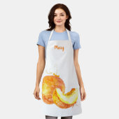 Waterverf Melon  Schort (Gedragen)