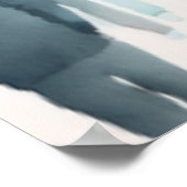 Waterverf mens kunst poster (Hoek)