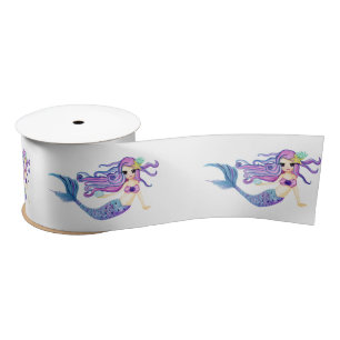 Waterverf Mermaid Birthday Party Lint
