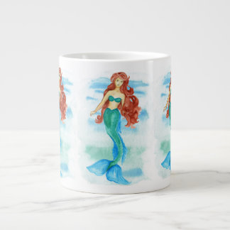 Waterverf Mermaid Extra Grote Beker