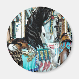 Waterverf Merry-Go-Round Horse Magneet