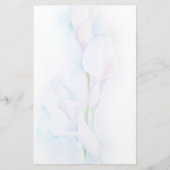waterverf met 3 callas briefpapier (Voorkant)