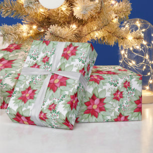 Waterverf met de hand geschilderd voor Kerstmis Po Cadeaupapier