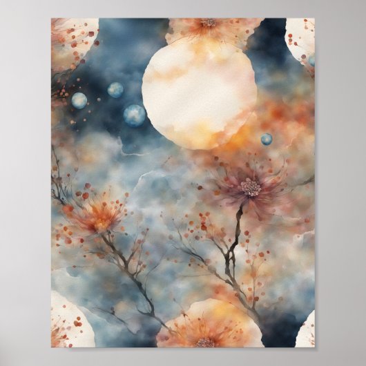 Waterverf met drijvend poster (Voorkant)