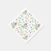 Waterverf met een door de hand getrokken delicaat servet (Hoek)