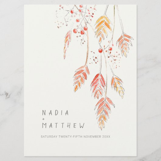 Waterverf met grasbessen programma (Voorkant)