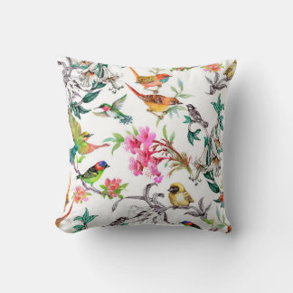 Waterverf met hand getekend naadloos patroon met t kussen