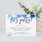 WATERVERF met handschrift Kaart (Staand voorkant)