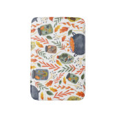 Waterverf met herfstgebladerte. badmat (Voorkant Verticaal)