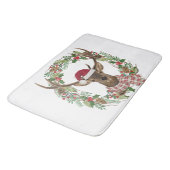 Waterverf met hertenkop badmat (Gekanteld)