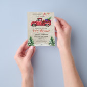 Waterverf met kerstmis Baby shower bundel Joy Flyer (Hand)