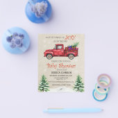 Waterverf met kerstmis Baby shower bundel Joy Flyer (Enkel)