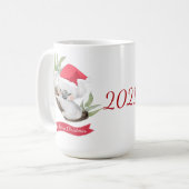 Waterverf met Kerstmis Koala Koffiemok (Voorkant links)