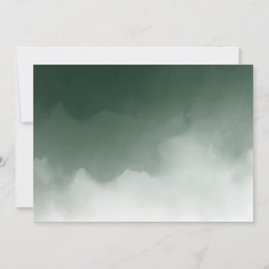 Waterverf met lichte haaruitval Botanische repetit Kaart (Achterkant)