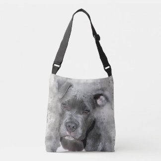 Waterverf met platter-effect Schilting Pit Bull Do Crossbody Tas