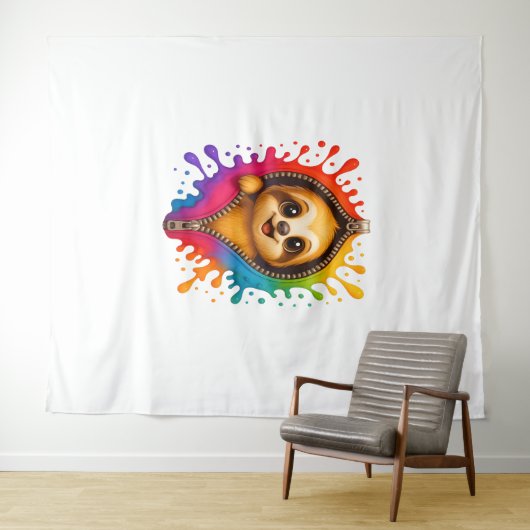 Waterverf met sleuf wandkleed (In Situ (horizontaal))