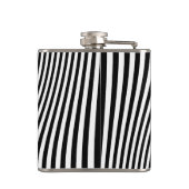 Waterverf met strepen heupfles (Achterkant)