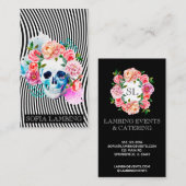 Waterverf met strepen visitekaartje (Voorkant / Achterkant)