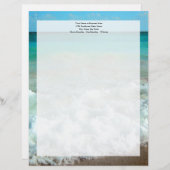 Waterverf met trilling briefhoofd ontwerp (Voorkant / Achterkant)