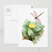 waterverf met waterlust briefkaart (Voorkant / Achterkant)