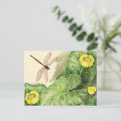 waterverf met waterlust briefkaart (Staand voorkant)