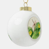 waterverf met waterlust keramische bal ornament (Links)