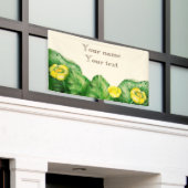 waterverf met waterlust spandoek (Buitenkant Gebouw)