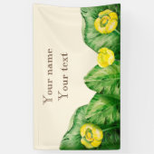 waterverf met waterlust spandoek (Verticaal)