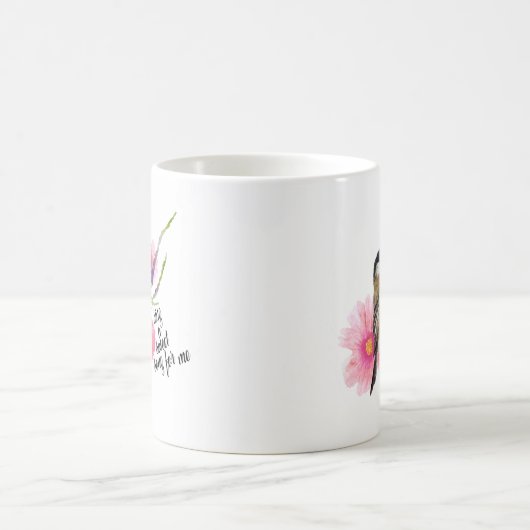 Waterverf met zwarte cichorei met Gezegde Koffiemok (Center)