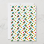 Waterverf Mexican Fiesta Rehearsal Dinner Kaart (Achterkant)