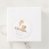 Waterverf Mimosa en Drip Cake Bridal Brunch Bedankjes Labels (In situ)