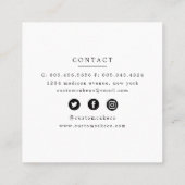 Waterverf Mixer Cake + Bakkerij Visitekaartje (Achterkant)