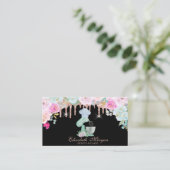 Waterverf Mixer Flowers Roos Gold Drivers Bakery Visitekaartje (Staand voorkant)