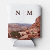 Waterverf Moab Arches Park Utah Bruiloft Welkom Blikjeskoeler (Achterkant)