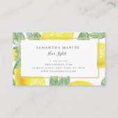 Waterverf Modern Lemon Visitekaartje (Achterkant)